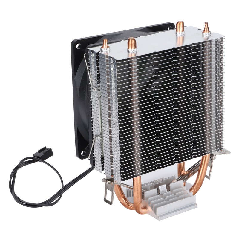 CPU Cooling Fan Pure Copper Double Heat Pipe Mute Universal
