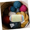 LALAFINA Rainbow Cotton Yarn 5-ply DIY Rope Soft Acrylic Blend