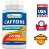 Best Naturals 3 Pack Caffeine Pills 200mg Tablets - Non