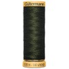 Gutermann 103C-8680 Natural Cotton Thread, 110 yd., Black Olive