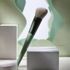 Set Brochas de maquillaje 13 piezas profesional y bolsa verde