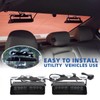 PKINGLAKE 2 in 1 LED Emergency Dash Strobe Light Bar