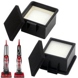 Aolleteau 2 Pack F43 HEPA Filter and Foam Filters Compatible with Dirt Devil Easy Lite Cyclonic Quick Vac UD20005 and Extreme Cyclonic Quick Vac UD20010 Upright Vacuum