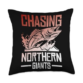Angler, Fischer, Angel Fish Fish Outifts And Gifts Angel, Angler Fisherman Outfit Bass Fishing Throw Pillow, 18x18, Multicolor