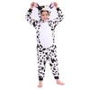 Sincere Party Fleece Cow Onesie Costume for Kids XL(10-12)