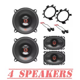 Cerwin Vega JBL Club Series 5.25" & 4x6" Speakers for 1999-2006 Sierra (2 door body style)