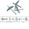Plasterboard Spring Toggles Hollow Wall Cavity Wall Mounting Spring Toggle