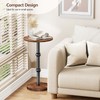 Yuede Drink Table, Small Round Side Table for Small Spaces,
