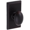 Weslock 07305M1--0020 Durham Knob, Oil-Rubbed Bronze