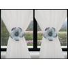 SUQ I OME 1 Pair of Curtain Tiebacks, Elegant Pearl