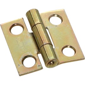 Generic 1 1/2 inch Brass Shutter Hinge with Screws. Pack of 2, Steel, RWS6982