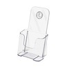 Marketing Holders Clear Brochure Pamphlet Holder with Hardware Wall Mount