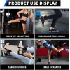 Par Grilletes Para Tobillo Con Talonera Gym Abductor Gluteo