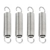 4pcs Dual Hook Tension Spring,Stainless Steel Extended Tension Spring,Extended Compressed