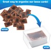 Vicenpal Playing Deck Card Storage Box Plastic Card Boxes Compatible