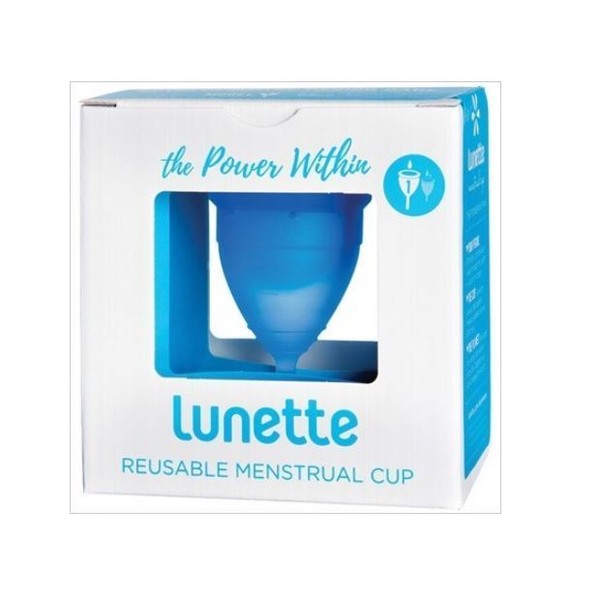 LUNETTE Reusable Menstrual Cup Model 1 - BLUE