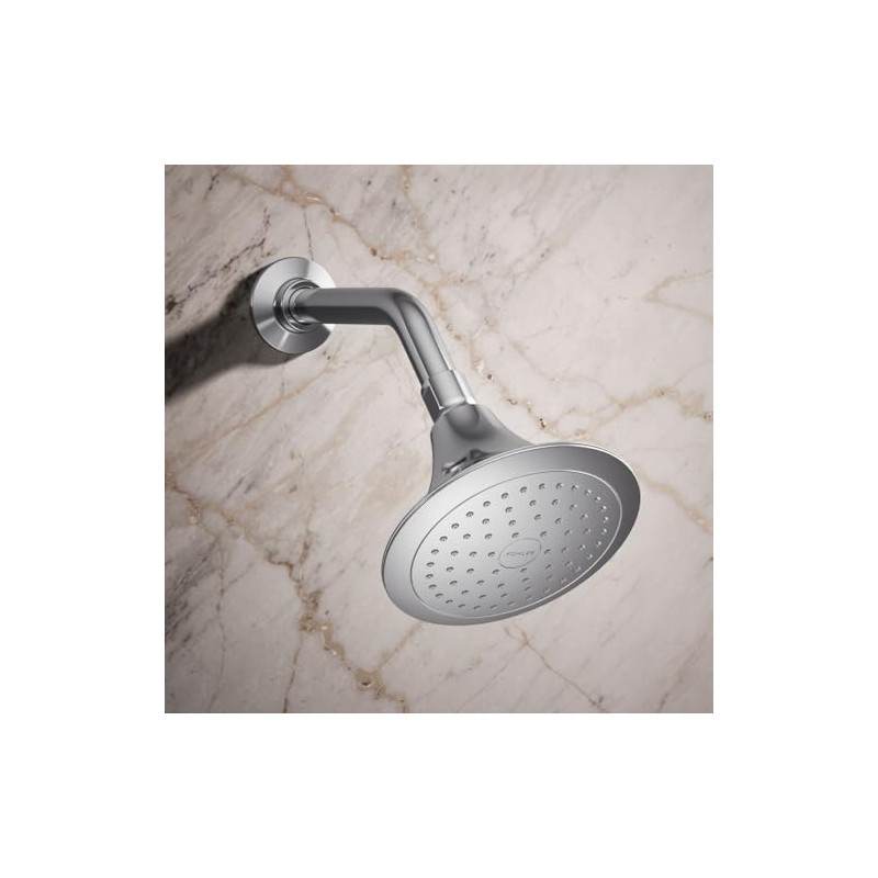 KOHLER 10282-AK-CP Forté® Single-function showerhead, 2.5 GPM, Corrosion Resistant Finish,