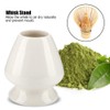 Fdit Matcha Whisk Stand Ceramic Holder for Bamboo Matcha Chasen