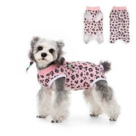 FEimaX Dog Surgery Recovery Suit, Pet Onesie after Surgery for Female Male Dogs, Cone E-Collar Alternative, Soft Surgical Bodysuit for Small Medium Dogs Cats