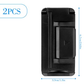 GLADFRESIT Seat Belt Clip Car Adjuster SeatBelt Holder Adjust Tightness Comfort Belts for Vehicle Truck Van Black