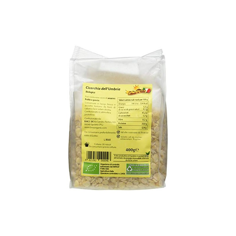 Cicerchia Decorticata Bio 400g – Coltivata in Italia, Gusto Delicato