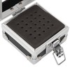 Nail Drill Bits Storage Box 25 Holes Transparent Clamshell Lock