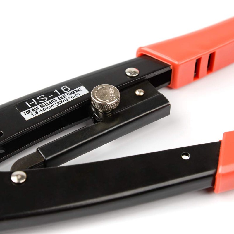 IWISS HS-16 Bare Crimping Terminal, Bare Crimping Sleeve, Crimping Tool,