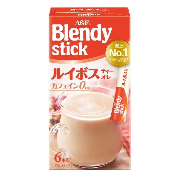 AGF Blendy Stick Rooibos Tea Lait 6 Bottles x 6 Boxes [Decaffeine/Non-Caffeinate]