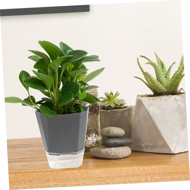 Mipcase 3Set Self Watering Planters Automatic Water Absorbing Flower Pots