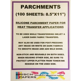 Neenah SILICONE PARCHMENT PAPER FOR HEAT TRANSFER APPLICATIONS (8.5"x11") 100 SHEETS/PK