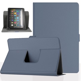 Pudazvi Universal 7.5-9.0 inch Tablet Case,360 Degree Rotatable Kickstand Multiple Viewing Stand Case Cover for 7.9" 8.0" 8.4" 8.9" inch and All 7.5-9.0 Inch Touchscreen Tablet,Smoked purple