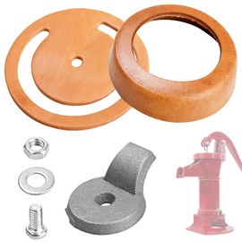 Pitcher Pump Repair Kit and Well Parts Set for Simmons 1160/PM500 and No.2 Hand Pumps - Lower Valve Leathers, Pitcher Pump Cup Leathers, Check Valve Weight and Maintenance Kit