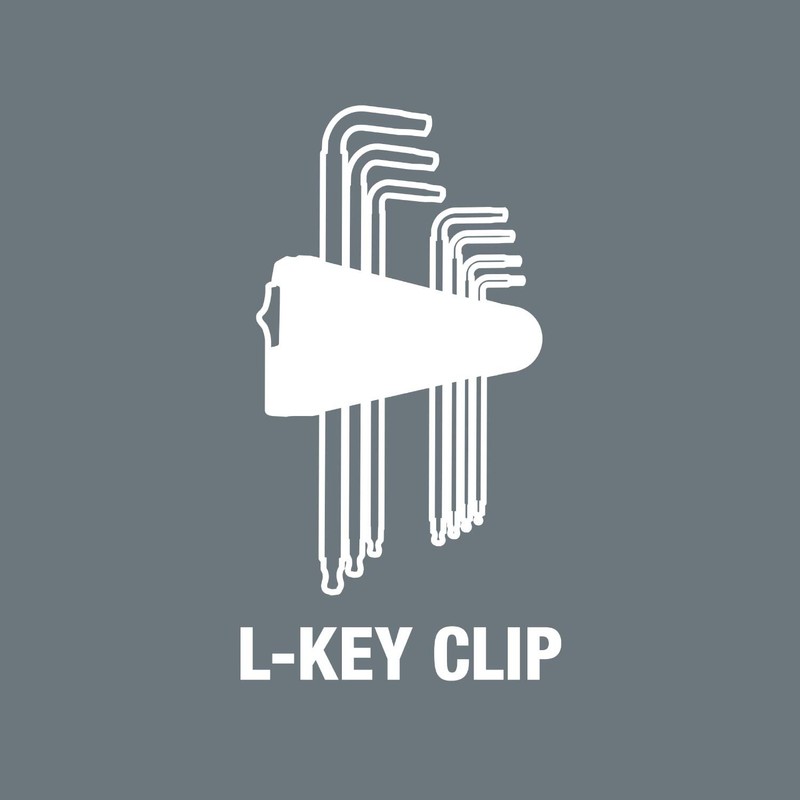 Wera 05022101001 Magnet-L-key Set for 950 PKL/7B SM metric