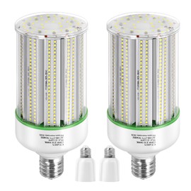 GTAREN 120W LED Corn Light Bulb 2pack,Replacement Metal Halide HPS CFL 500 Watt HID lamp,5000K E39 Mogul Base LED Corn lamp,for Area Lighting Wearehouse Factory Parking lot shoebox Bay Light