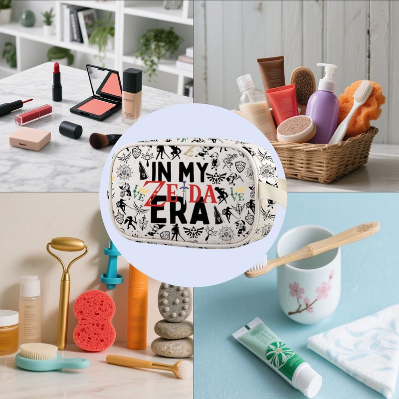 Video Game Player Gift Japan Game Lover Cosmetic Bag Hyrule