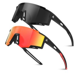 CIFOYA Kids Sunglasses Youth Baseball Sun Glasses UV400 Sports Cycling Shades for Boys Girls 3PACK &1