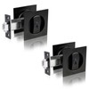 Dontay Pocket Door Lock with Key, Contemporary Entrance Sliding Barn