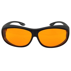 OD6 - anteojos de seguridad láser con luz UV, color azul violeta para 405 nm, 445 nm, 450 nm, 473 nm, láser 190 nm-490 nm TUB-F