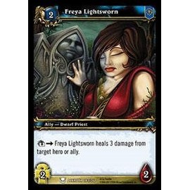 World of Warcraft TCG - Freya Lightsworn (HoA-183) - Heroes of Azeroth