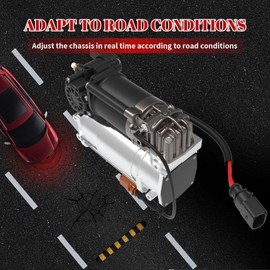 YXPCARS Air Suspension Compressor for Air Ride Pump Compatible with Kia Borrego 2009 2010 2011 V6 3.8LParts# 558102J000