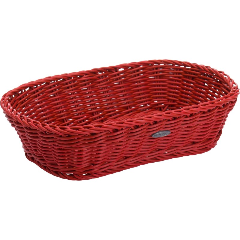 Saleen Multi-Purpose Basket, Suitable for Gastronomy, Rectangular, Plastic Fibre, Dark