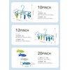 CBJAPAN Laundry Drying Hanger Fish Pinch 12 Pinch Kogure