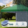 MASTERCANOPY 10x10 Durable Pop Up Canopy Tent with 1 Sidewall,