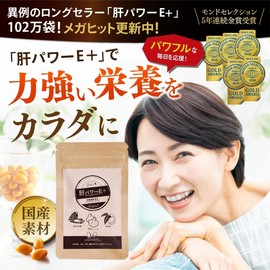 肝パワーE+ ステラ漢方 (1袋/30粒入) [ 亜鉛 にんにく サプリ サプリメント 二日酔い クエン酸 牡蠣 ミネラル ビタミンB 活力 ] (2袋)