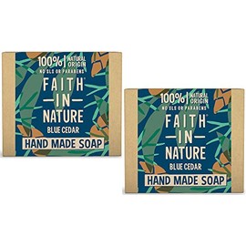 Faith in Nature Soap Faith For Men Blue Cedar 100gm (Pack of 2)