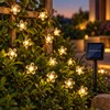 Solar Cherry Blossom String Lights for Outdoor Decoration – 20