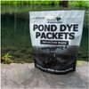 Reflective Black Pond Dye Packets - 6 Water Soluble Packs