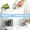 Pulsante Scarico WC Universale, Doppio Scarico, Kit Sostituzione, Compatibile Diametro
