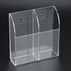 Nikou Transparent Acrylic Remote Control Storage Box Wall Hanging Makeup