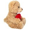 Teddy Hermann 91331 Teddy with Heart Beige 20 cm Cuddly